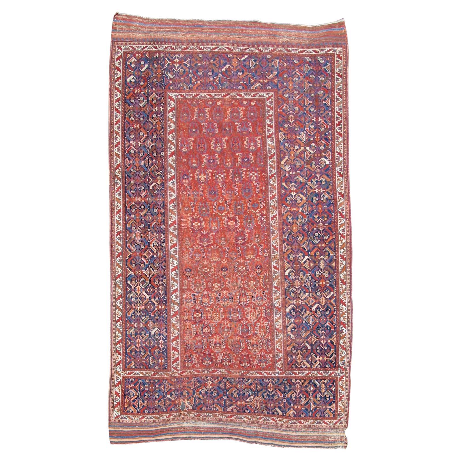Antique Southwest Persian Afshar Triclinnium Rug, Late 19th Century For Sale