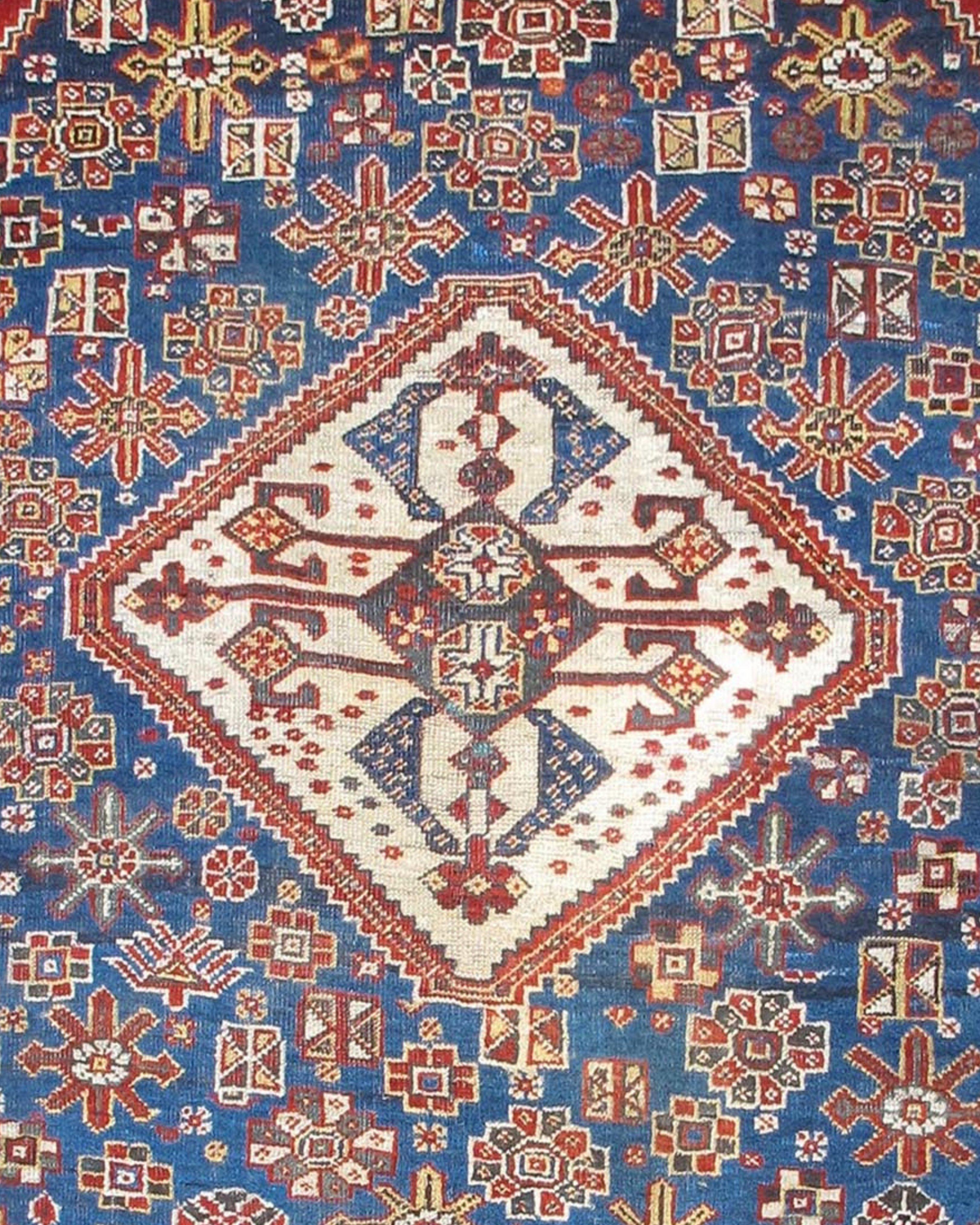 Antique Southwest Persian Qashqai Rug, c. 1900

Gorgeous floral designs in a nomadic/tribal style.

Additional Information:
Dimensions: 4'2