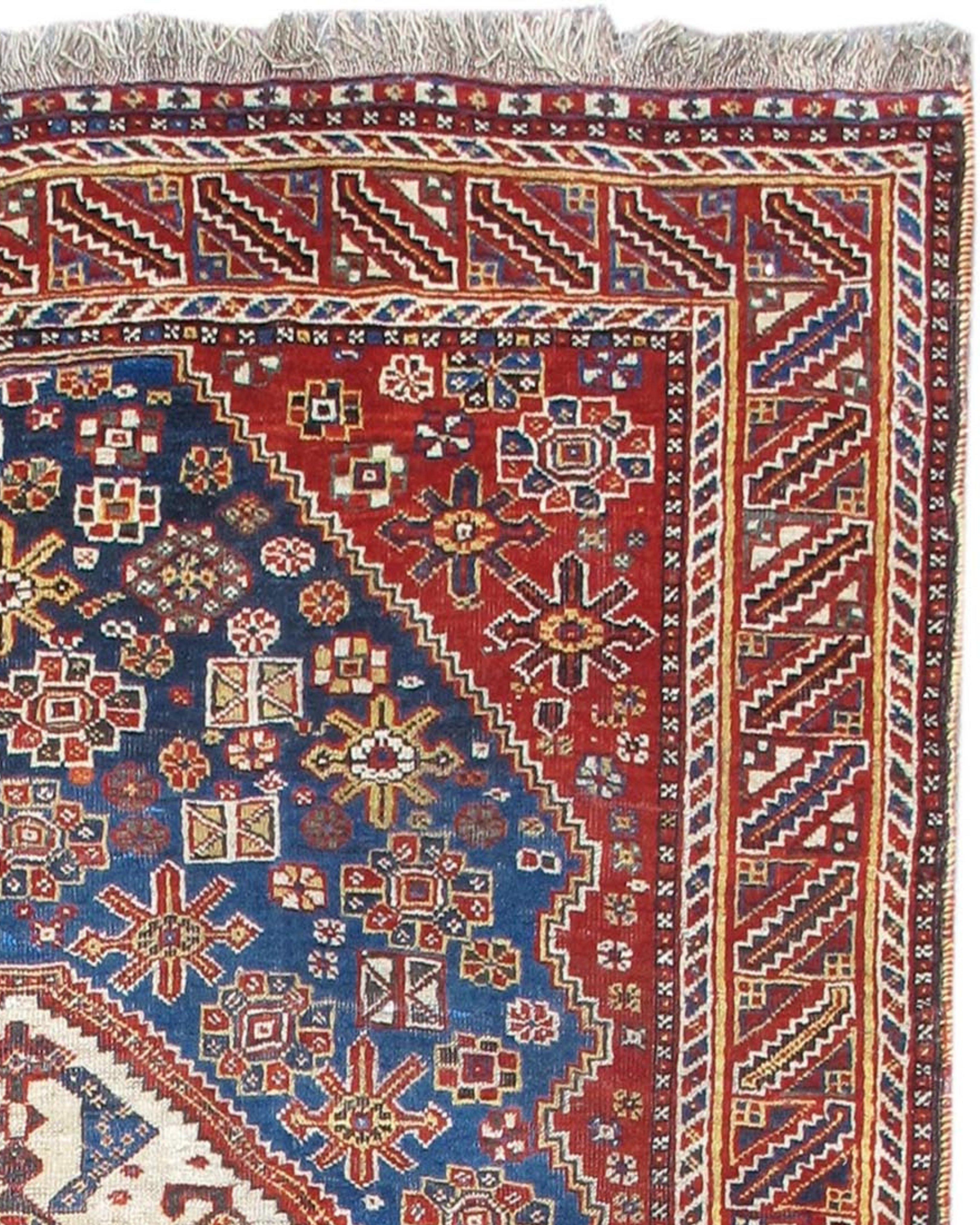 Hand-Knotted Antique Southwest Persian Qashqai Rug, c. 1900 For Sale