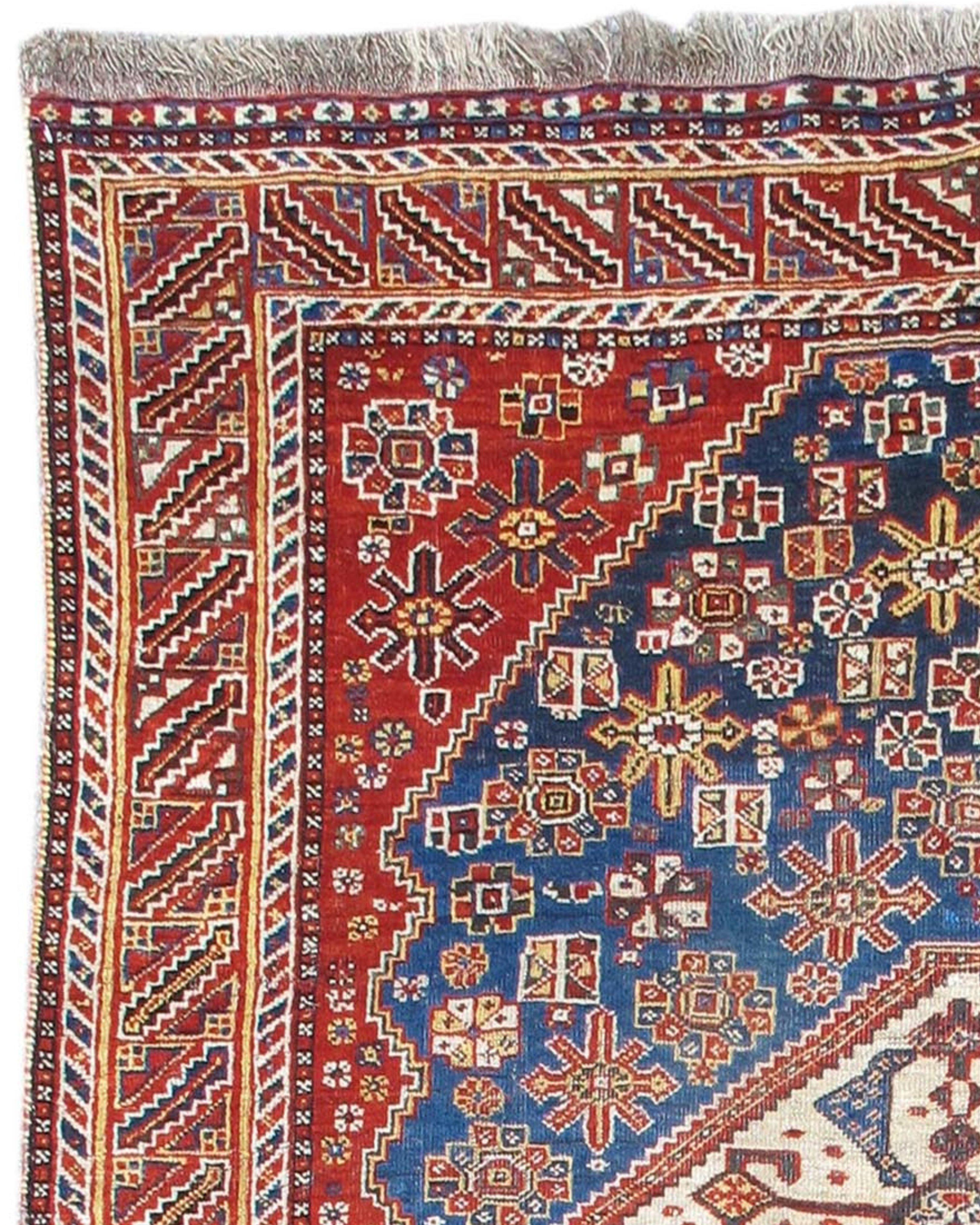Antique Southwest Persian Qashqai Rug, c. 1900 In Excellent Condition For Sale In San Francisco, CA