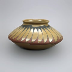 Antique Mata Ortiz Pottery Vase by R. Silveira, Mexico, 1930s