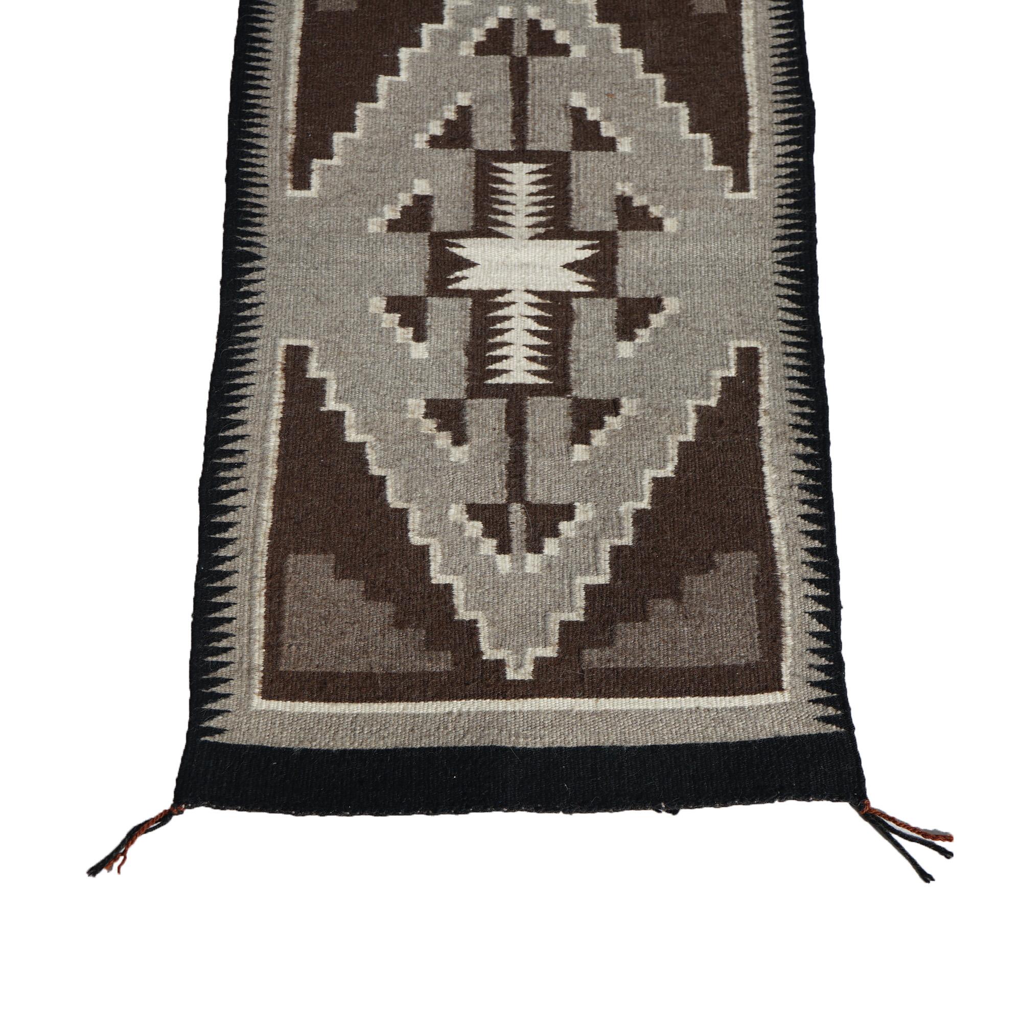 Antique Southwestern Native American Indian Navajo Style Wool Rug C1930 For Sale 1