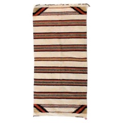Antique Southwestern Style American Indian Navajo Rug, Circa 1930
