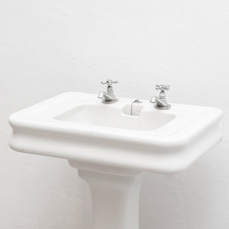 Antique Spanish Bathroom Sink, circa 1930 at 1stDibs
