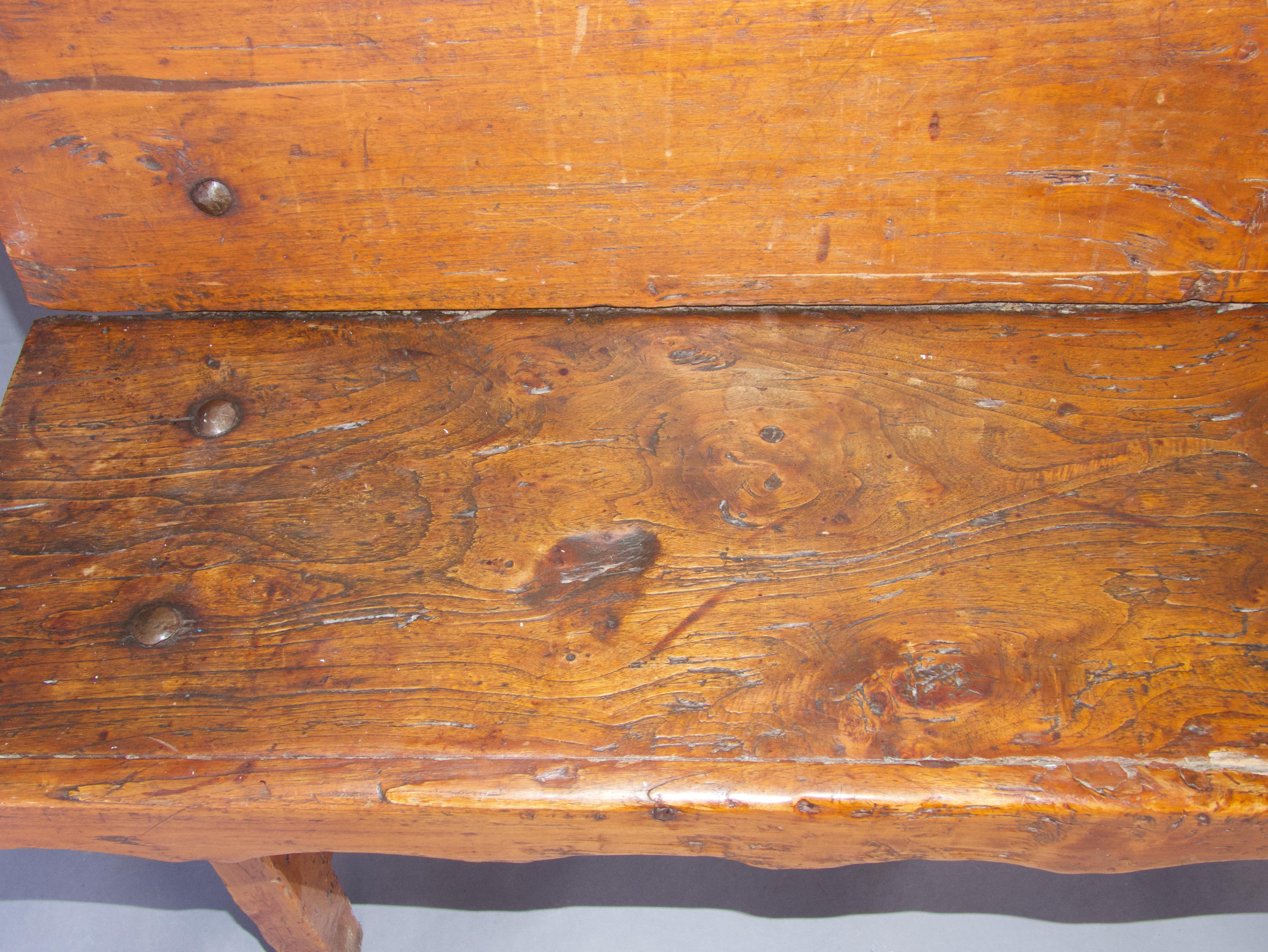 Antique Spanish bench For Sale 8