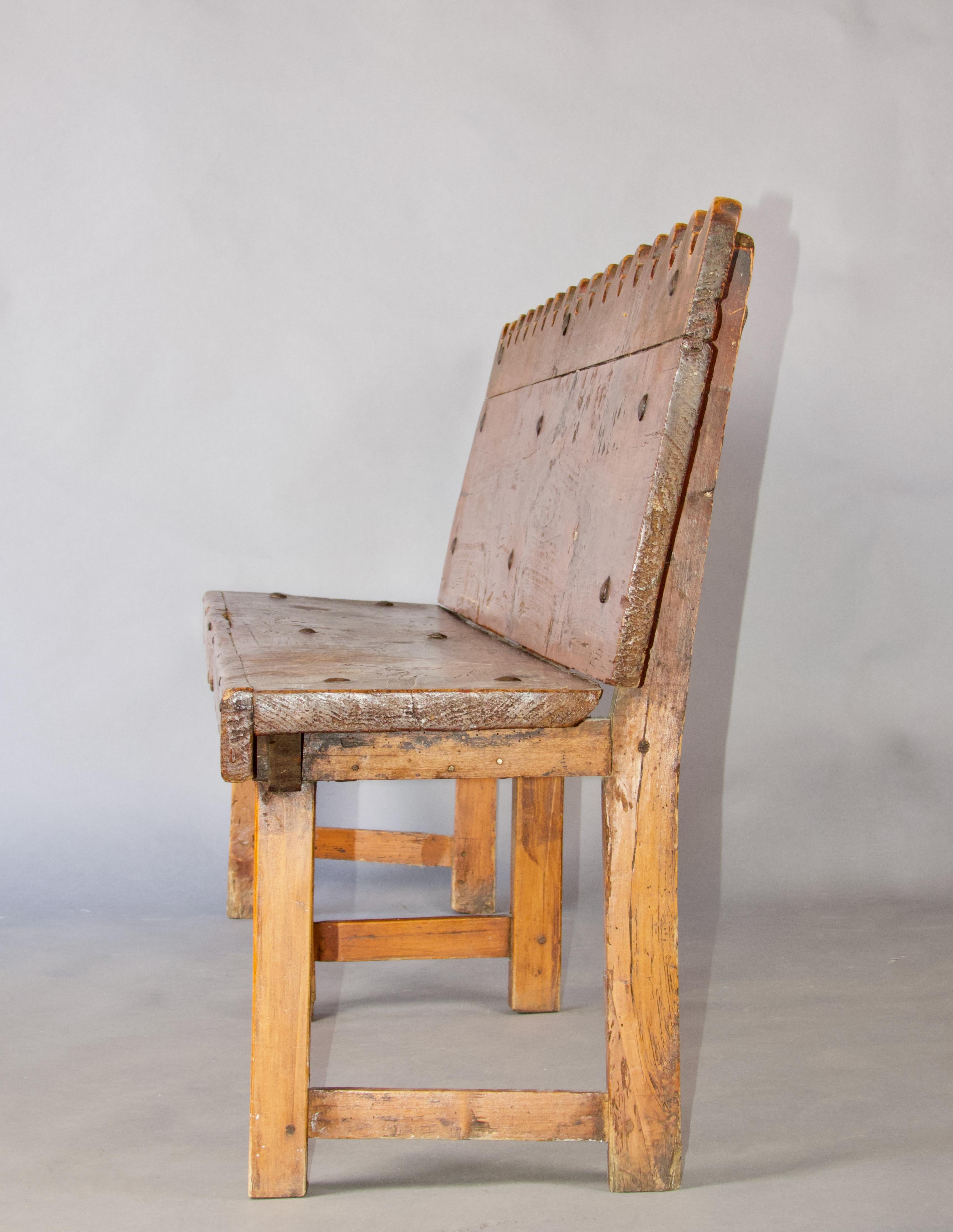Antique Spanish bench For Sale 2