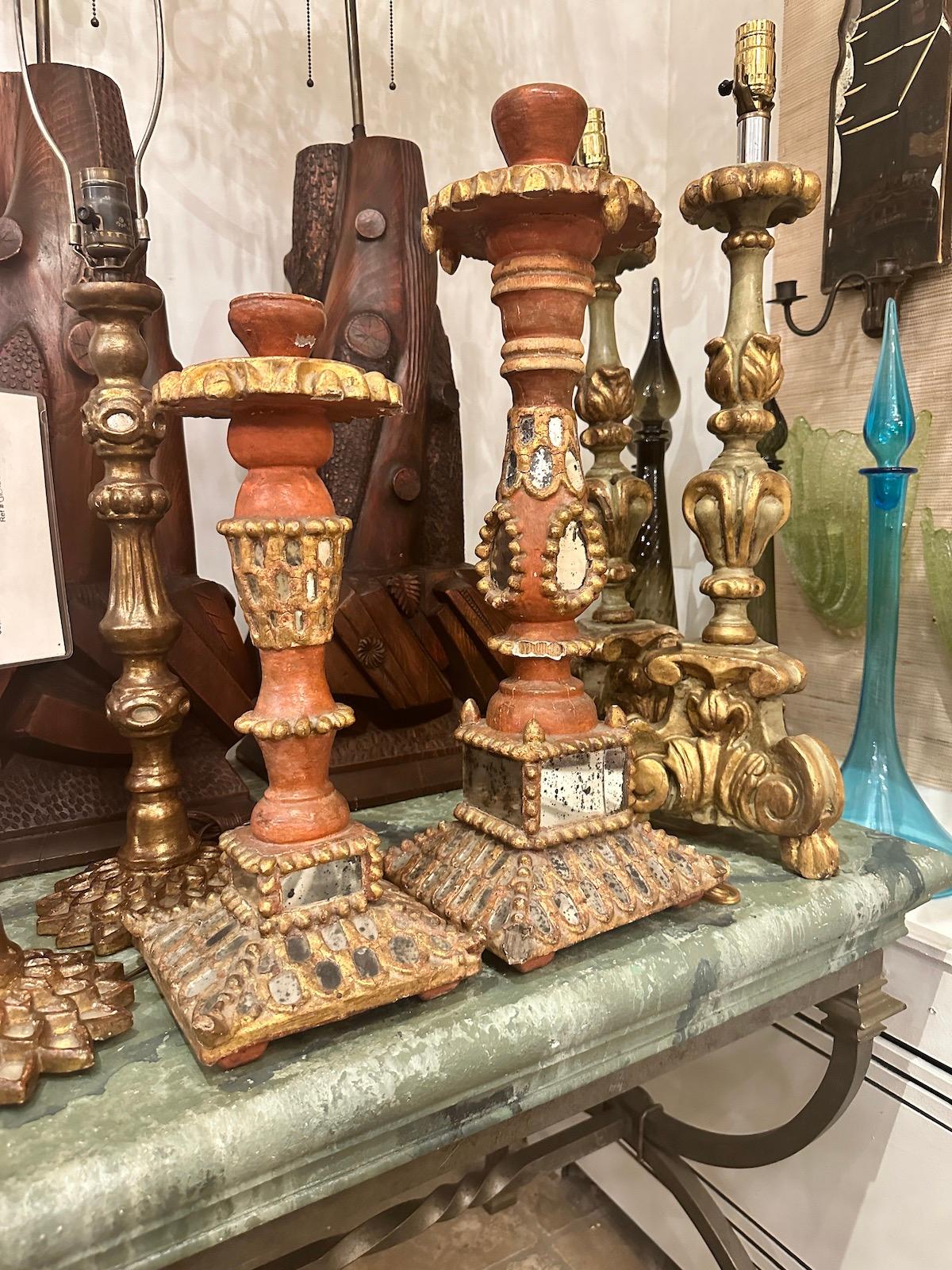 Early 20th Century Antique Spanish Candlestick For Sale