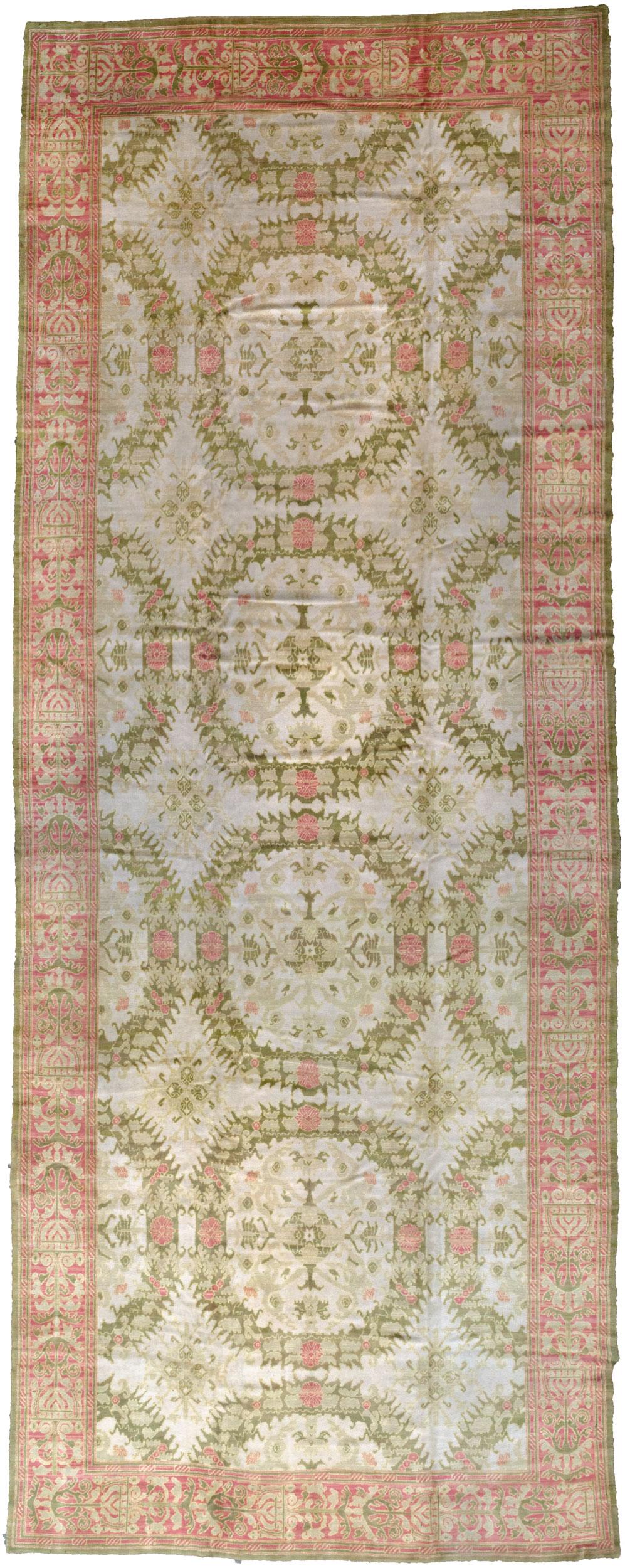 Antique Spanish Carpet For Sale 6