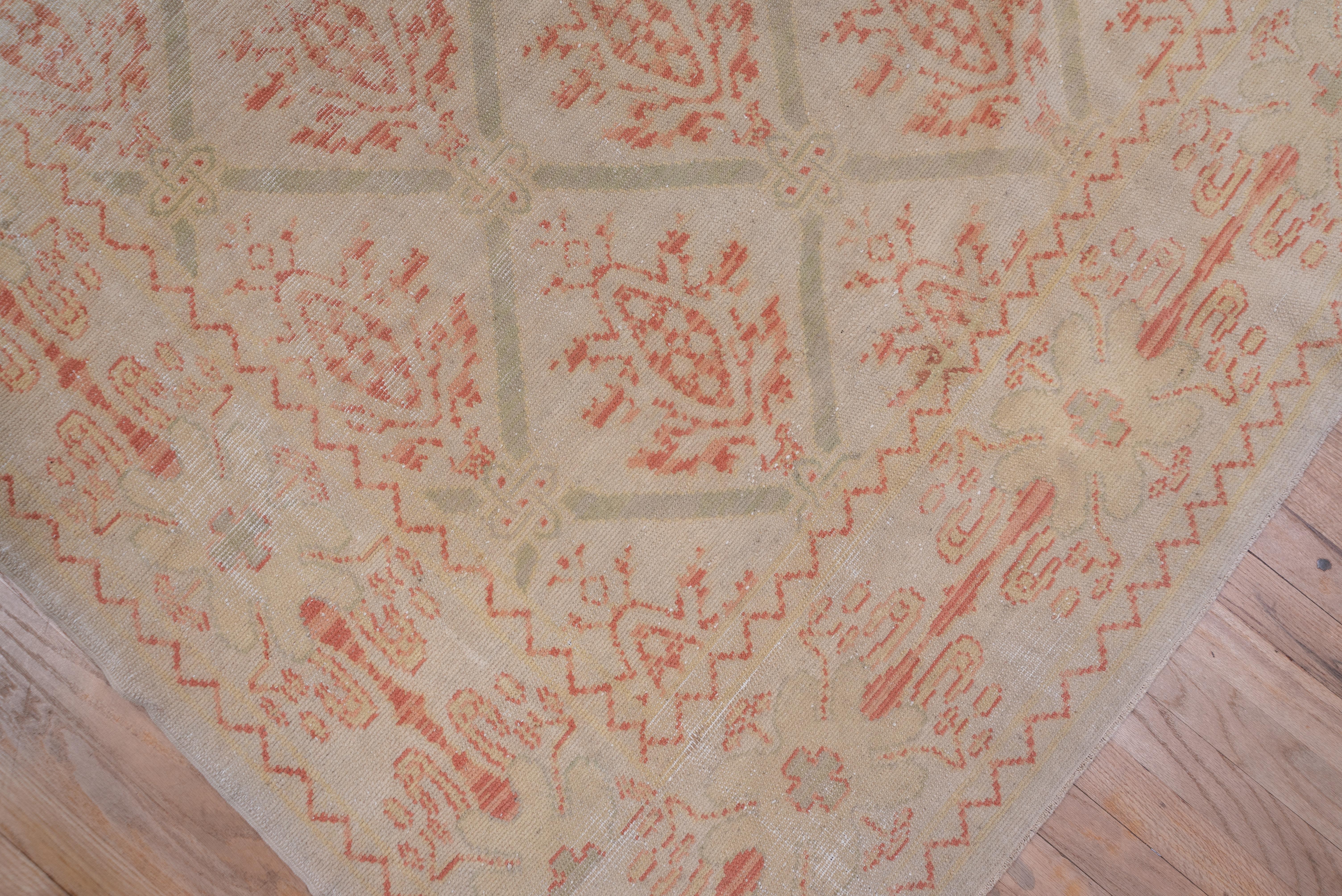 Alfombra española antigua, hacia 1920 Colonial español en venta