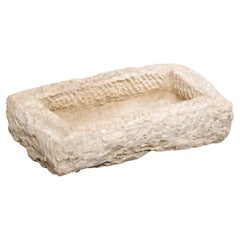 Antique Spanish Carved-Stone Basin