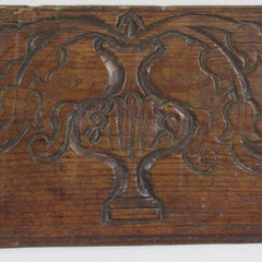 Antique Spanish Carved Wood Architectural Element