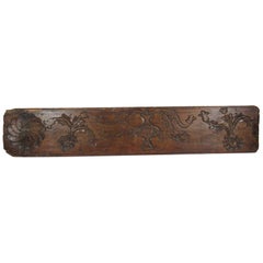 Antique Spanish Carved Wood Architectural Element