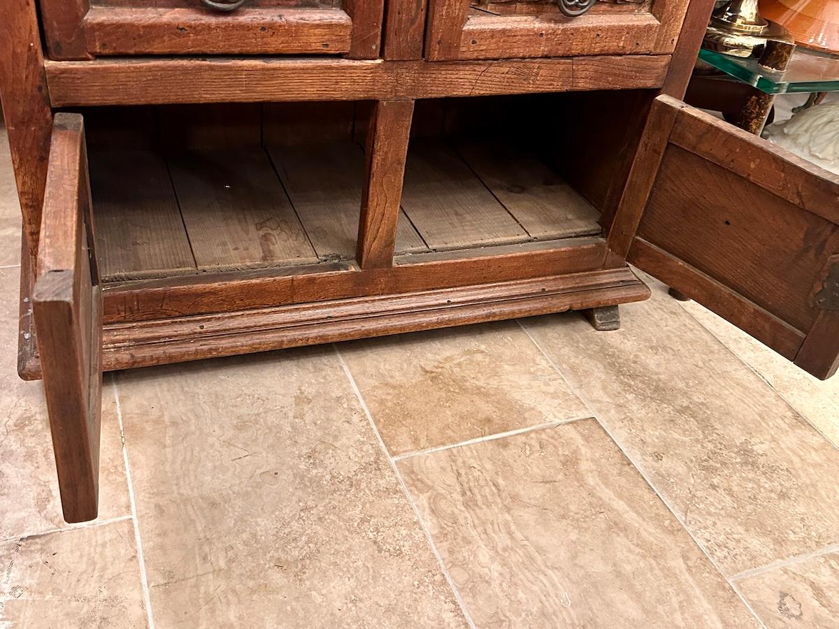 Antique Spanish Carved Wood Cabinet For Sale 6