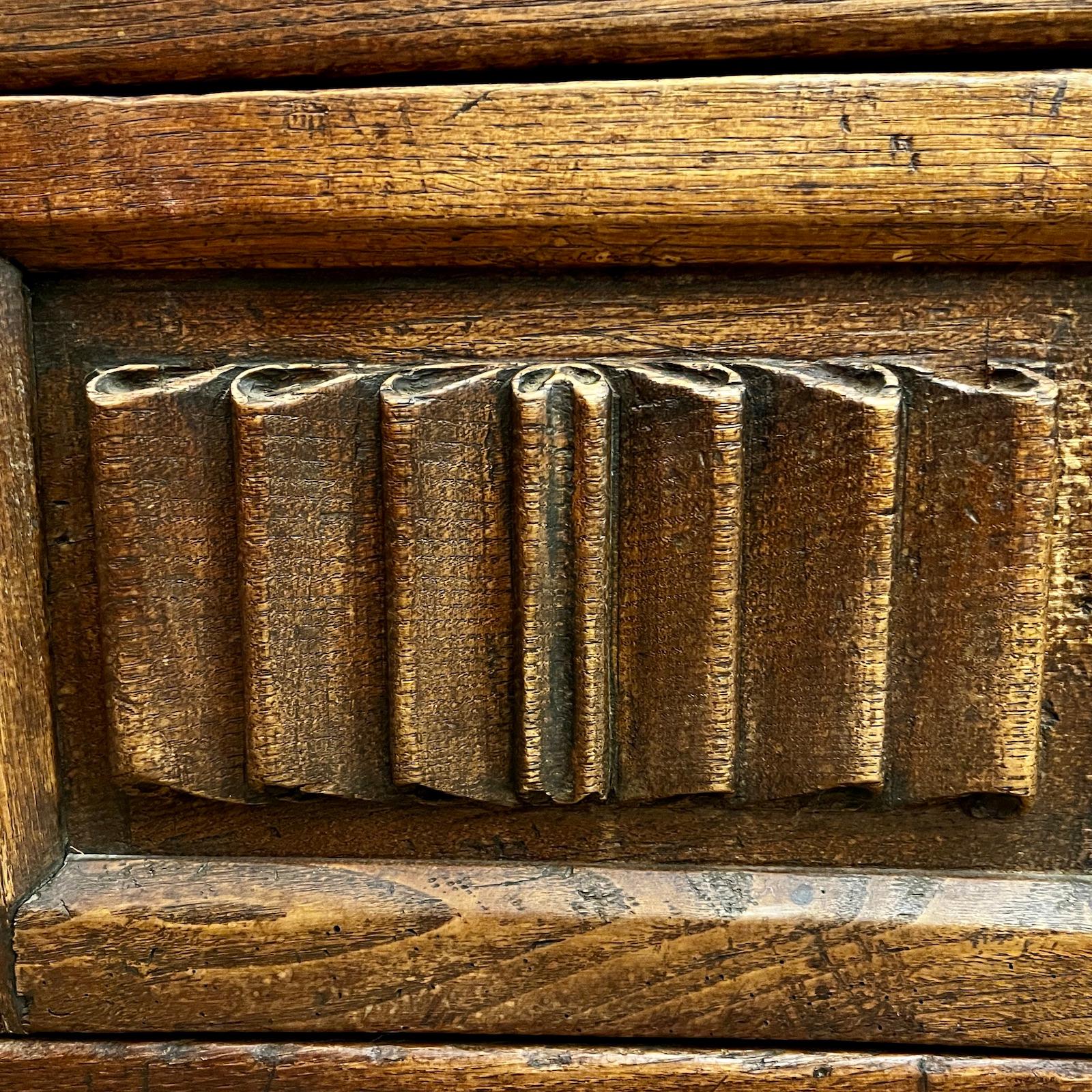 Antique Spanish Carved Wood Cabinet For Sale 2