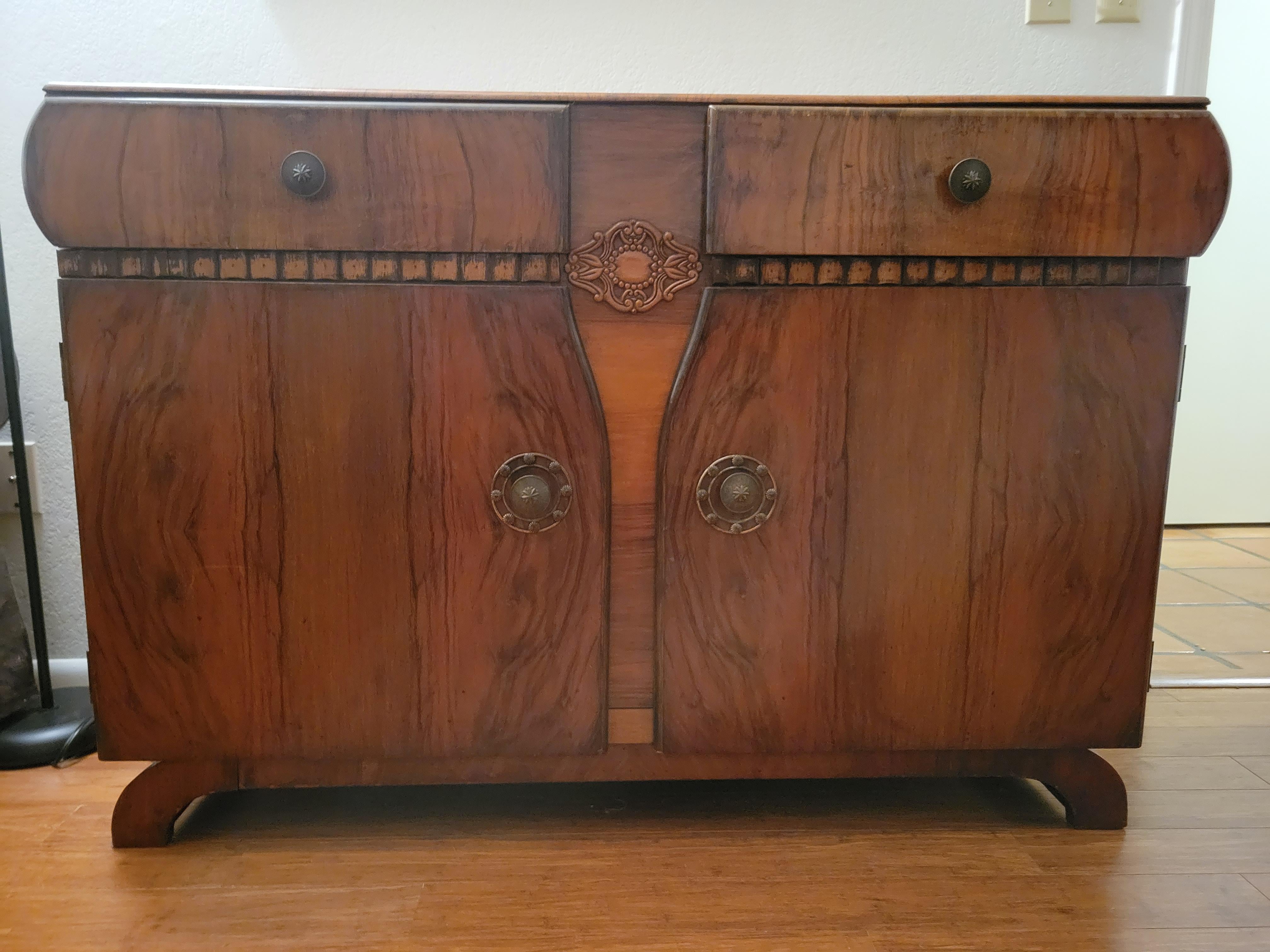 Antique Spanish Commode, Dresser, Blanket Chest In Good Condition For Sale In Phoenix, AZ