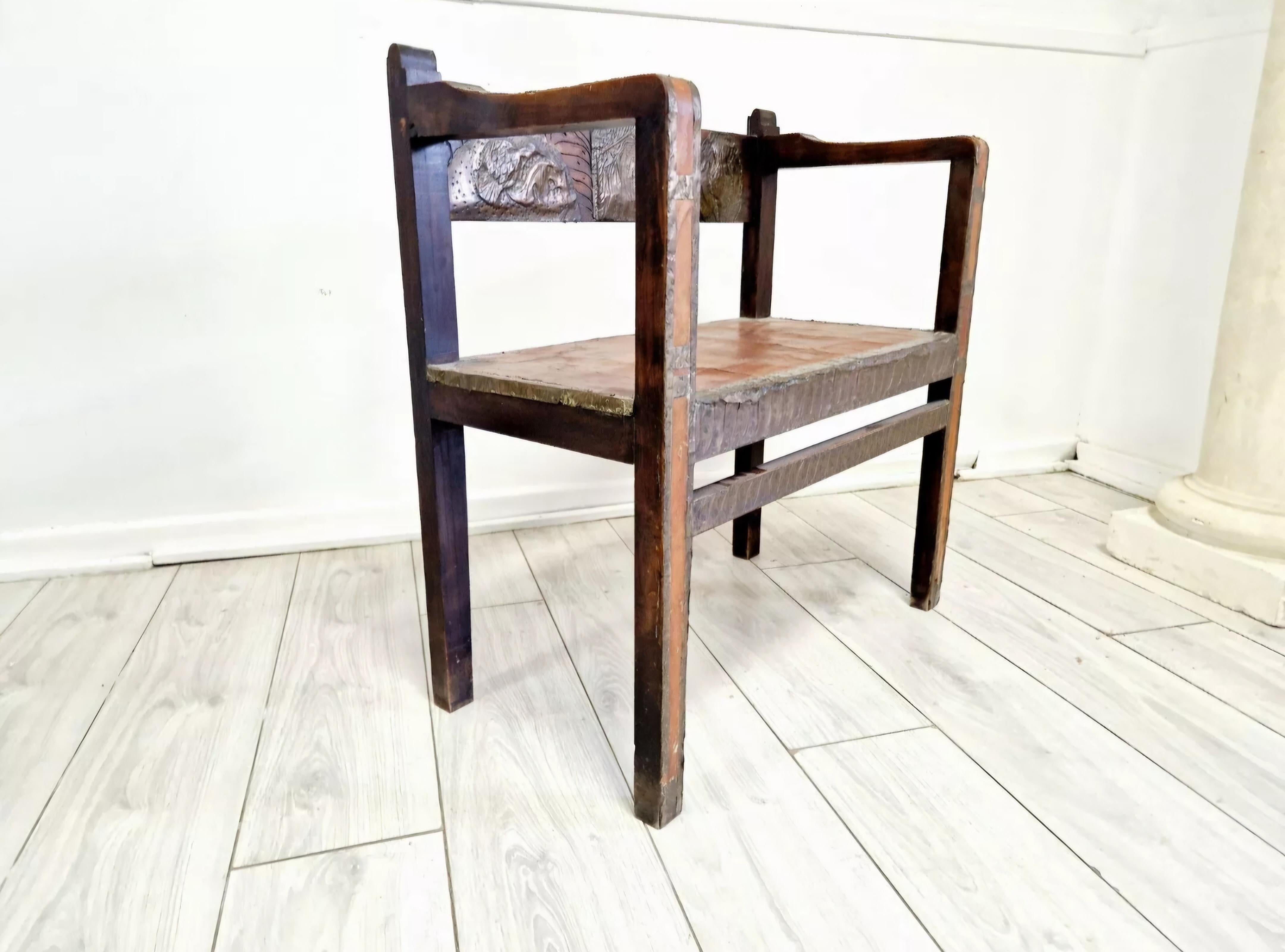 Antique Spanish Colonial Armchair For Sale 5