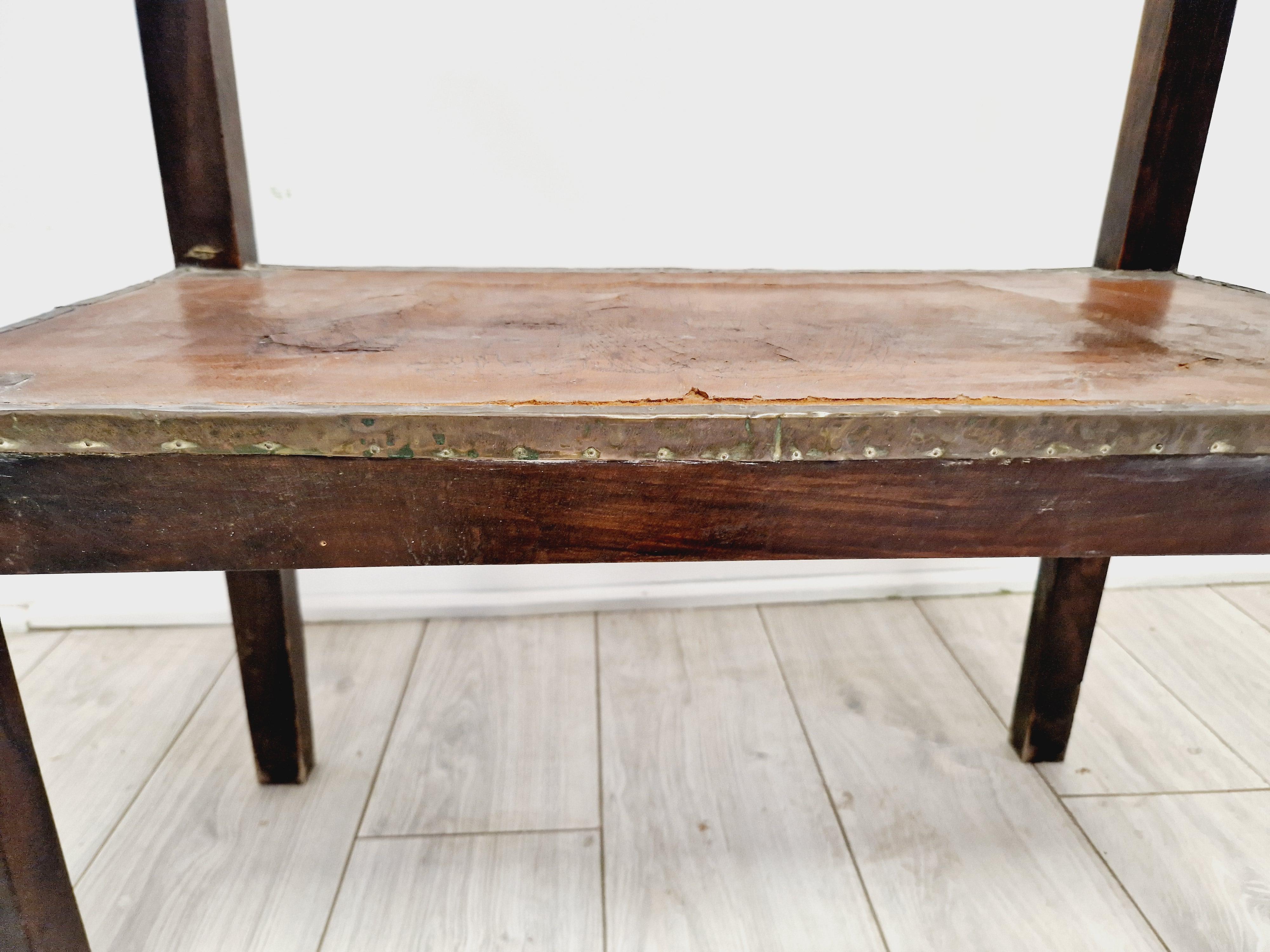 Brass Antique Spanish Colonial Armchair