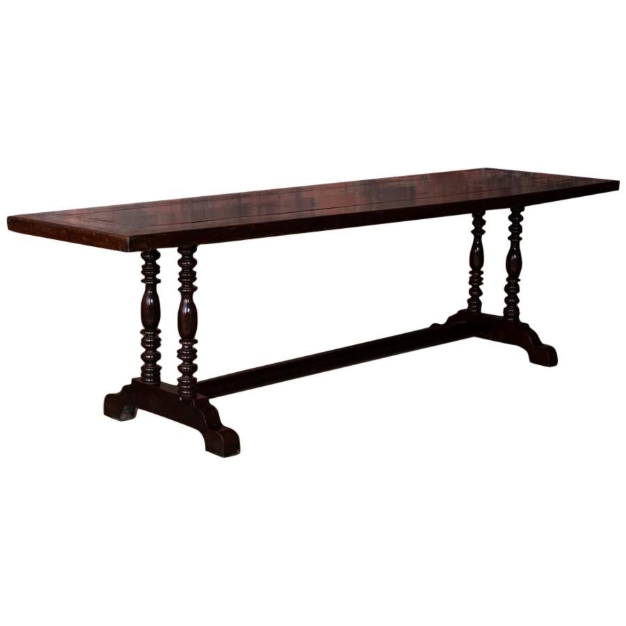 Antique Spanish Colonial Dining Table from the Philippines