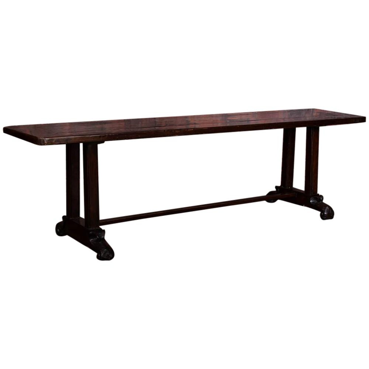 Antique Spanish Colonial Dining Table From The Philippines For
