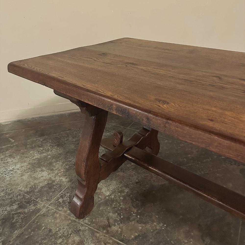 Antique Spanish Colonial Dining Table in Solid Oak 5