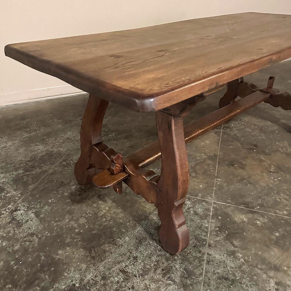 Antique Spanish Colonial Dining Table in Solid Oak 6