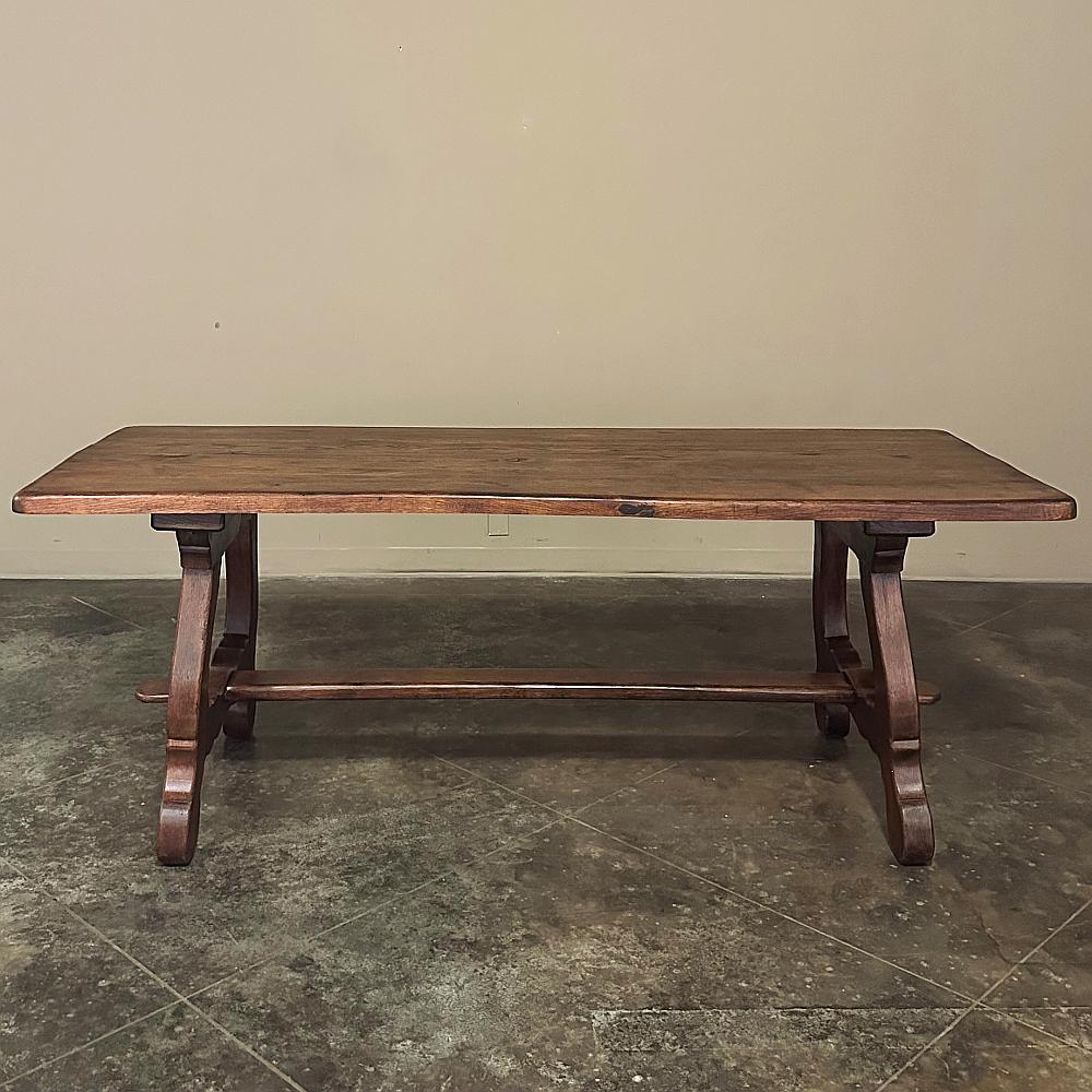 Antique Spanish Colonial Dining Table in Solid Oak 1