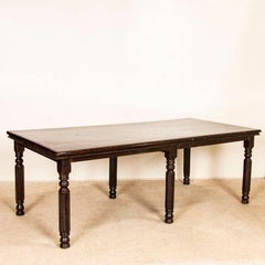 Antique Spanish Colonial Dining Table Made from Narra Hardwood