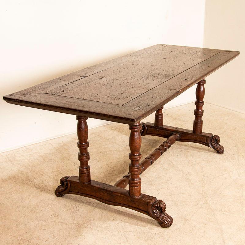 20th Century Antique Spanish Colonial Dining Table Made from Narra Wood