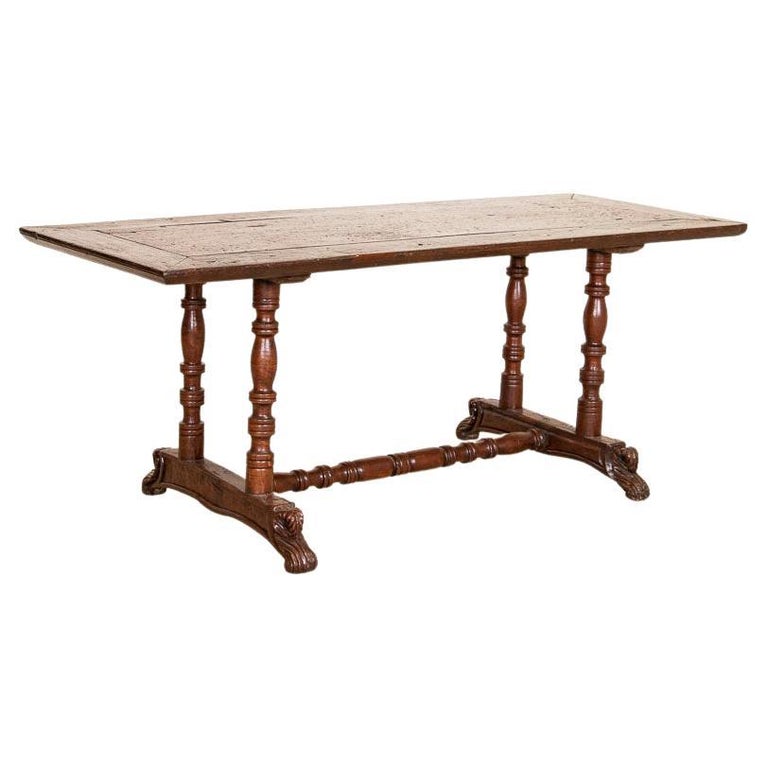 Antique Spanish Colonial Dining Table Made from Narra Wood at 1stDibs