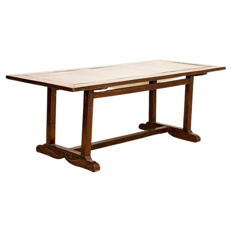 Antique Spanish Colonial Narra Wood Dining Table at 1stDibs