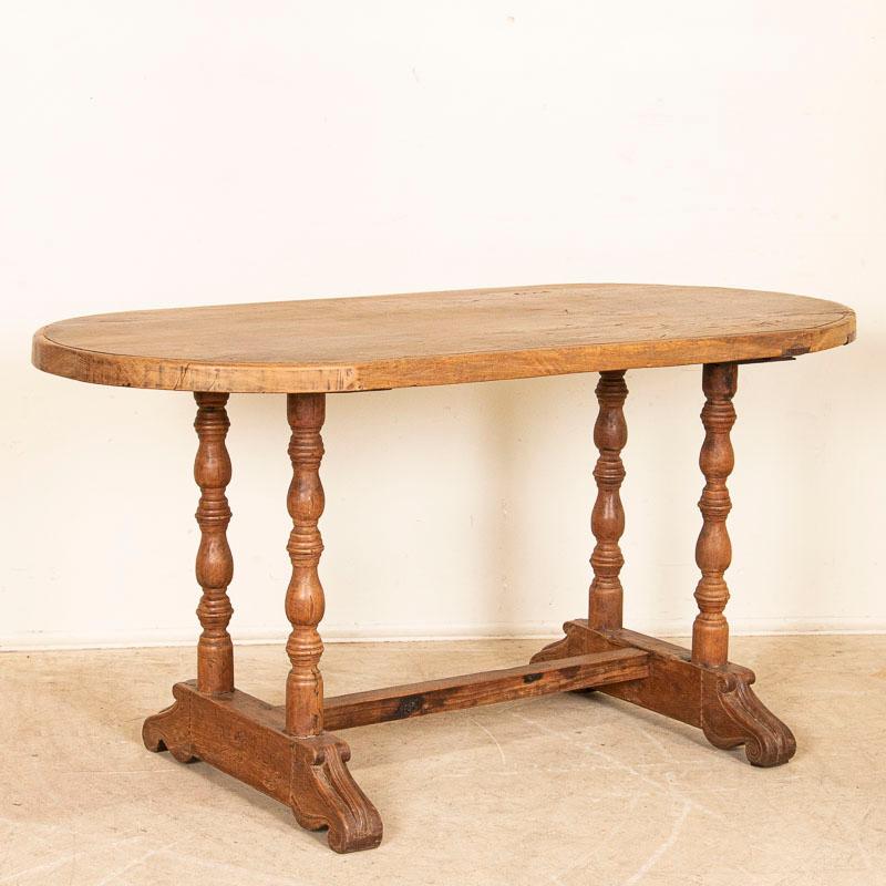 19th Century Antique Spanish Colonial Oval Table