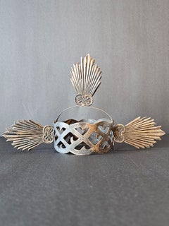 Antique Spanish Colonial Santo Crown Of Thorns