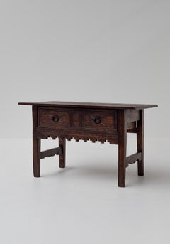 Antique Spanish Console Table, 19th Century
