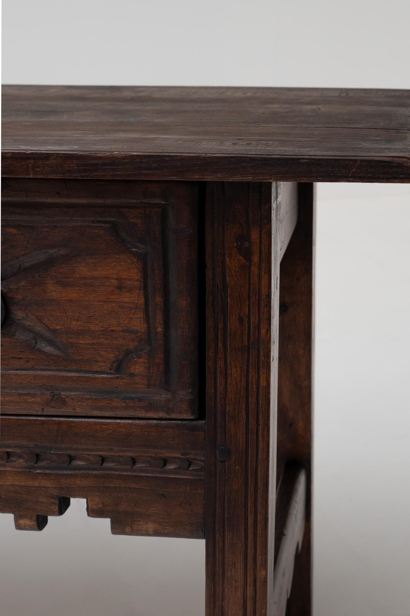 XIXe siècle Ancienne table console espagnole, 19ème siècle en vente