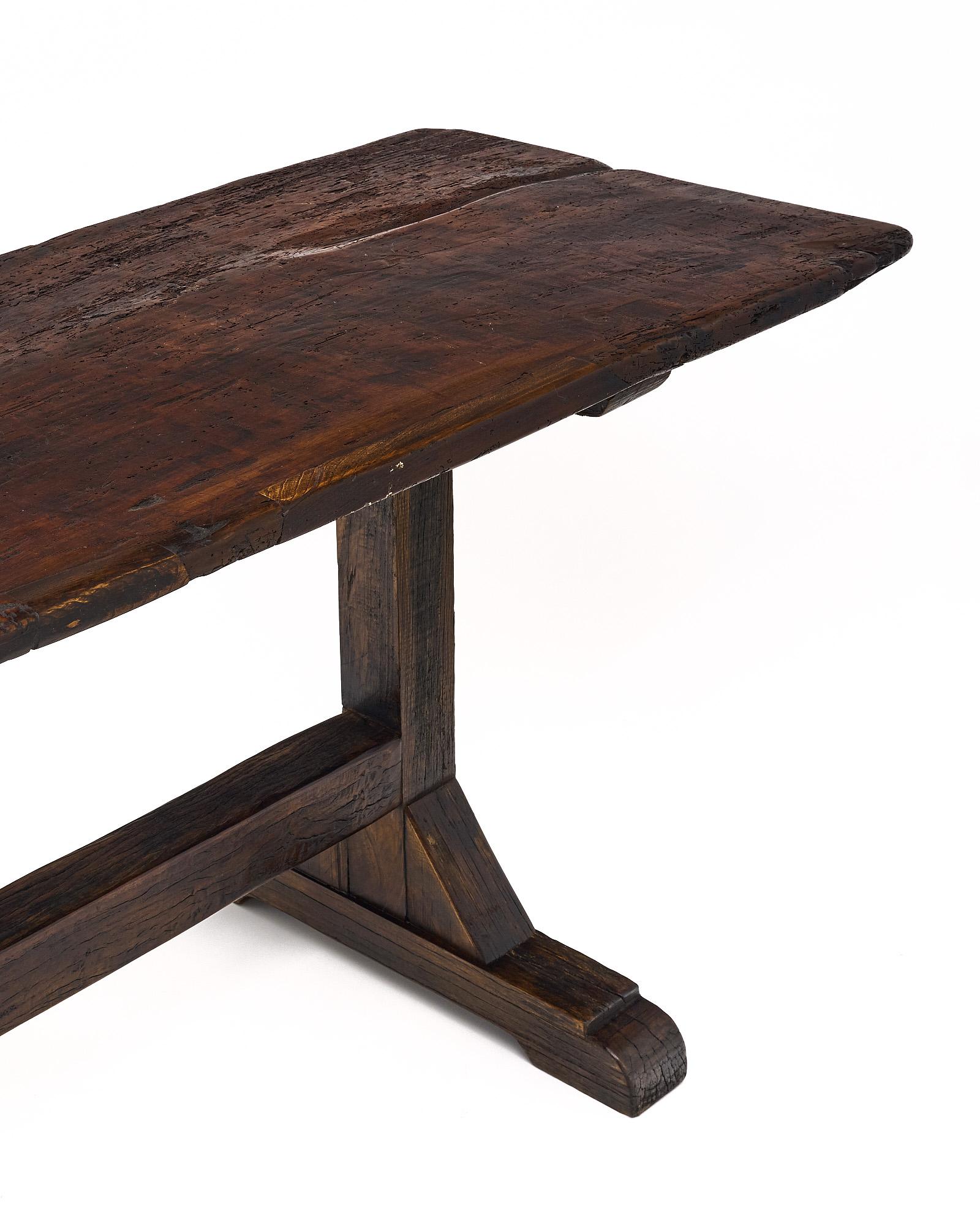 Chestnut Antique Spanish Console Table