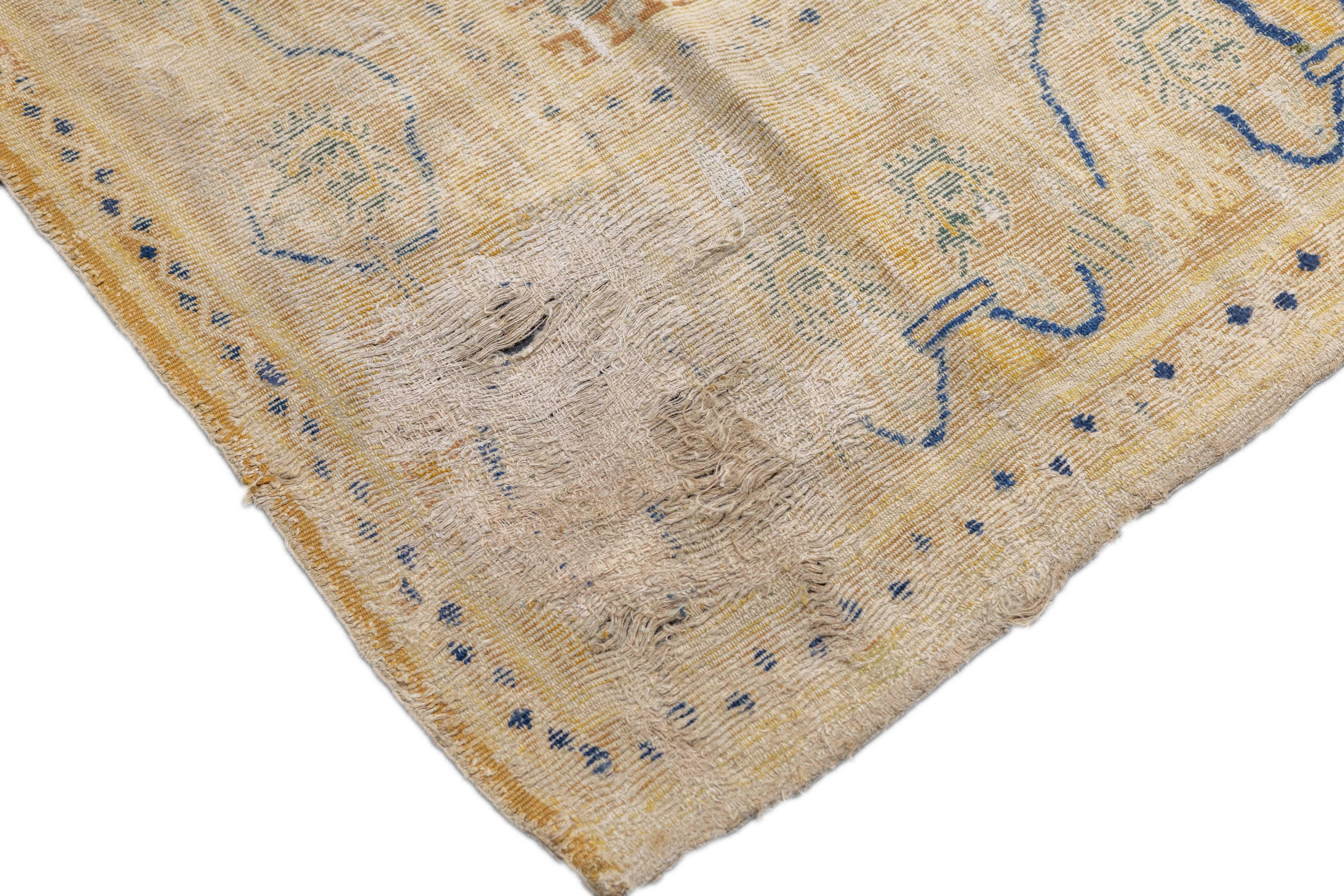 Espagnol Tapis Cuenca espagnol ancien 6'9'' x 9'9'' en vente