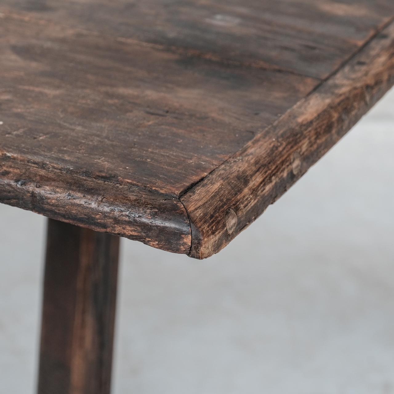 Antique Spanish Double Sided Console Table For Sale 5