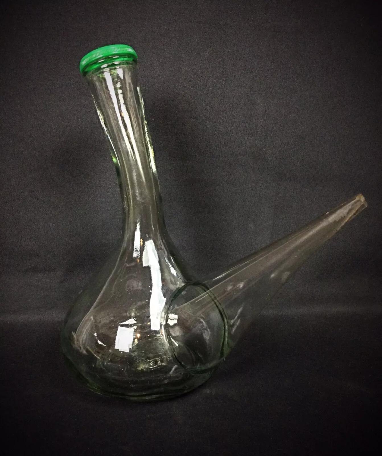 Antique Spanish Glass Wine Decanter – Pitcher/Carafe - 2Y251 2