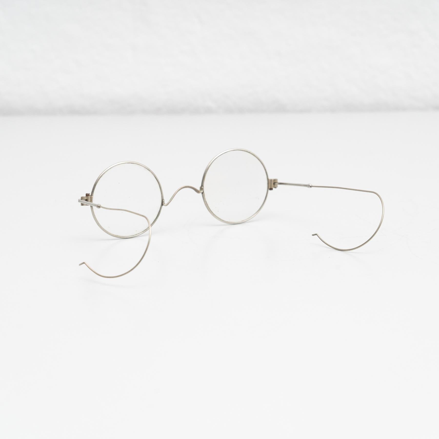 Métal Lunettes espagnoles anciennes, vers 1950