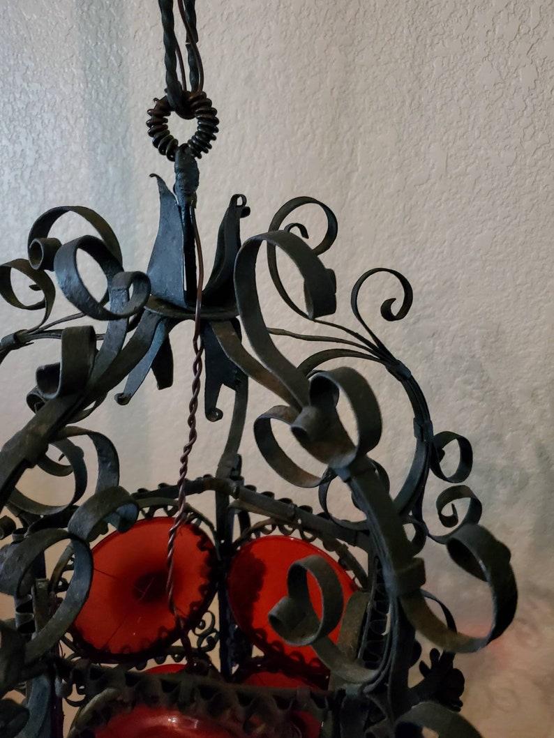 Antique Spanish Gothic Revival Lantern 4