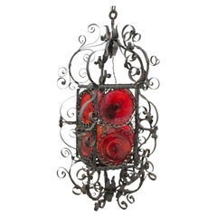 Antique Spanish Gothic Revival Lantern