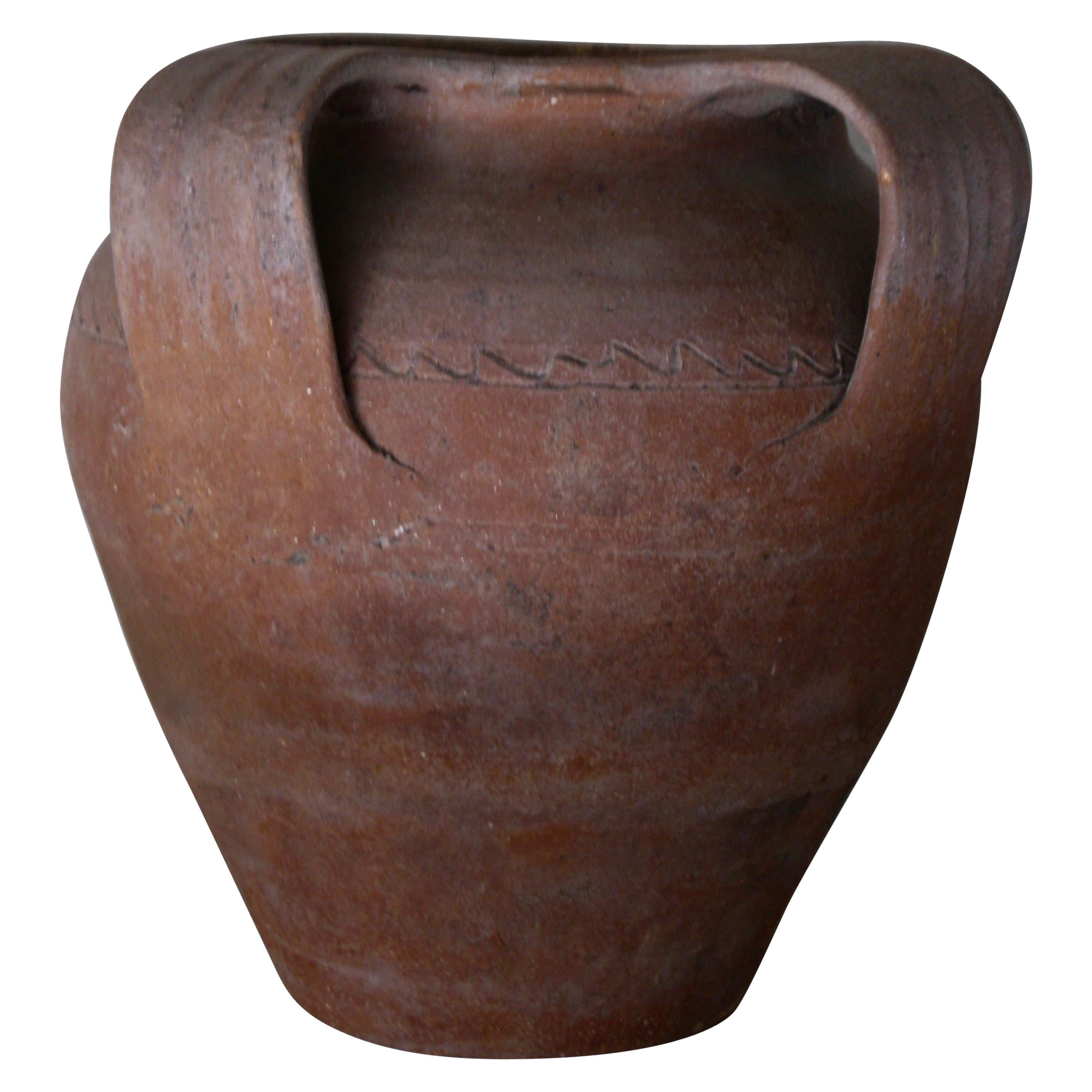 Spanish Jar, 19th Century Spain, Country Pot, Water Jar, Terracotta, Vase