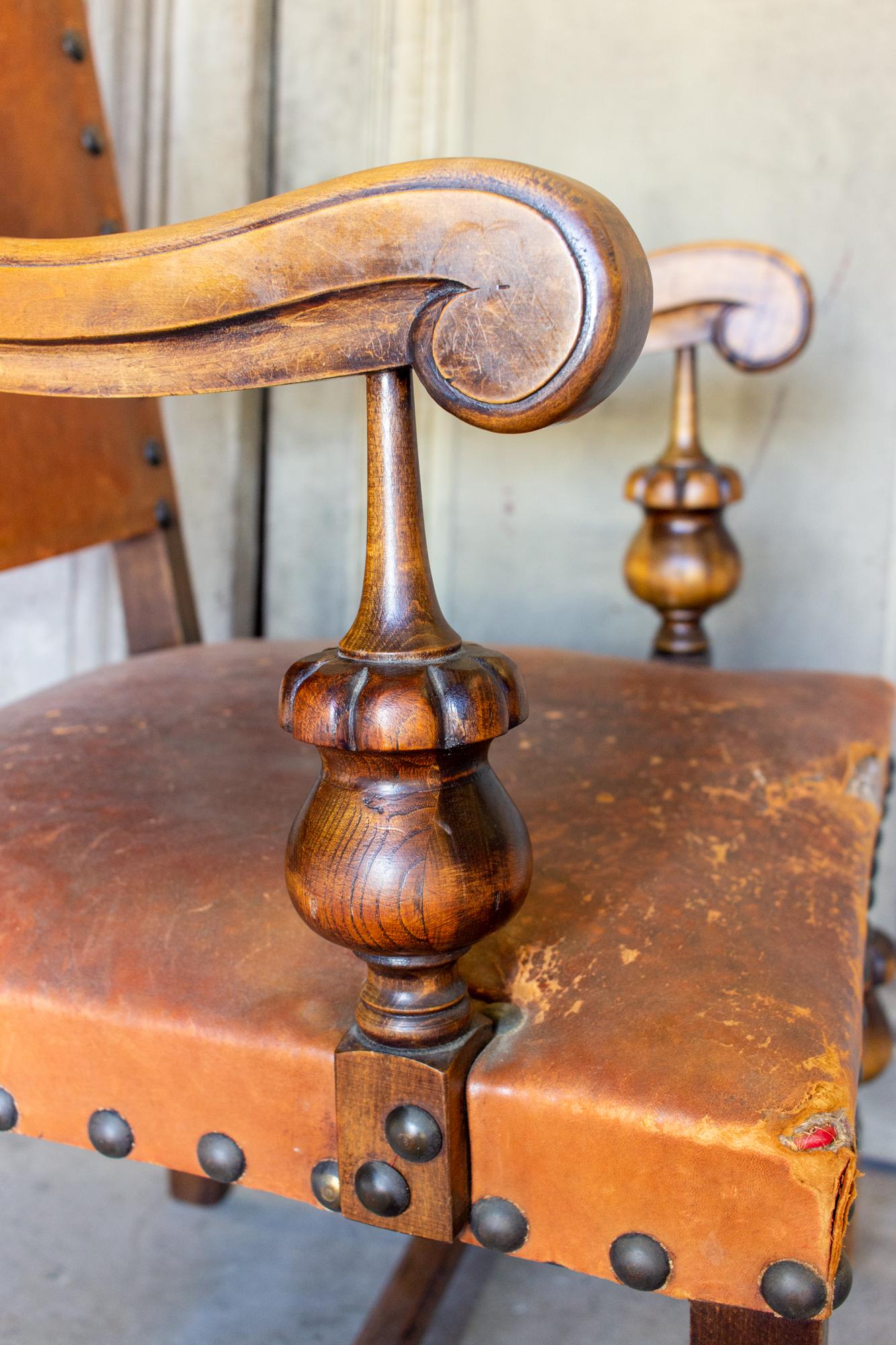 antique spanish chair