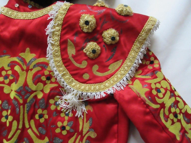Antique Spanish Matador Costume Children For Sale at 1stDibs