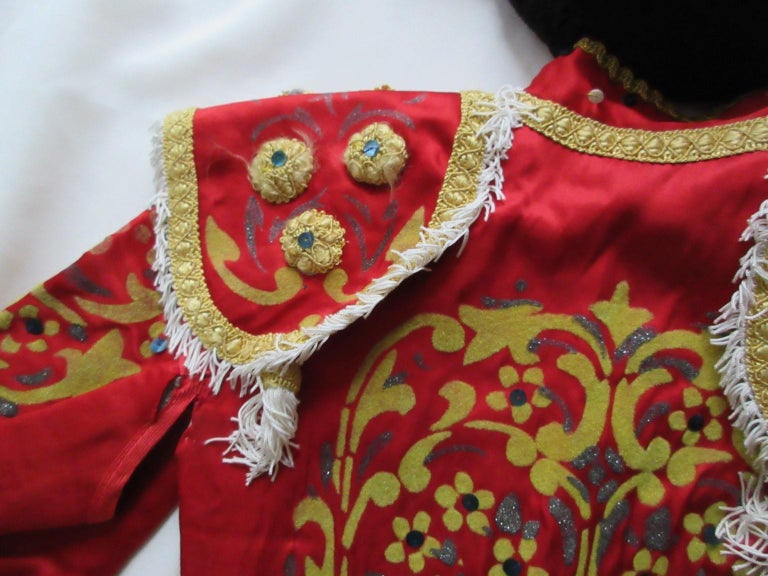 Antique Spanish Matador Costume Children For Sale at 1stDibs
