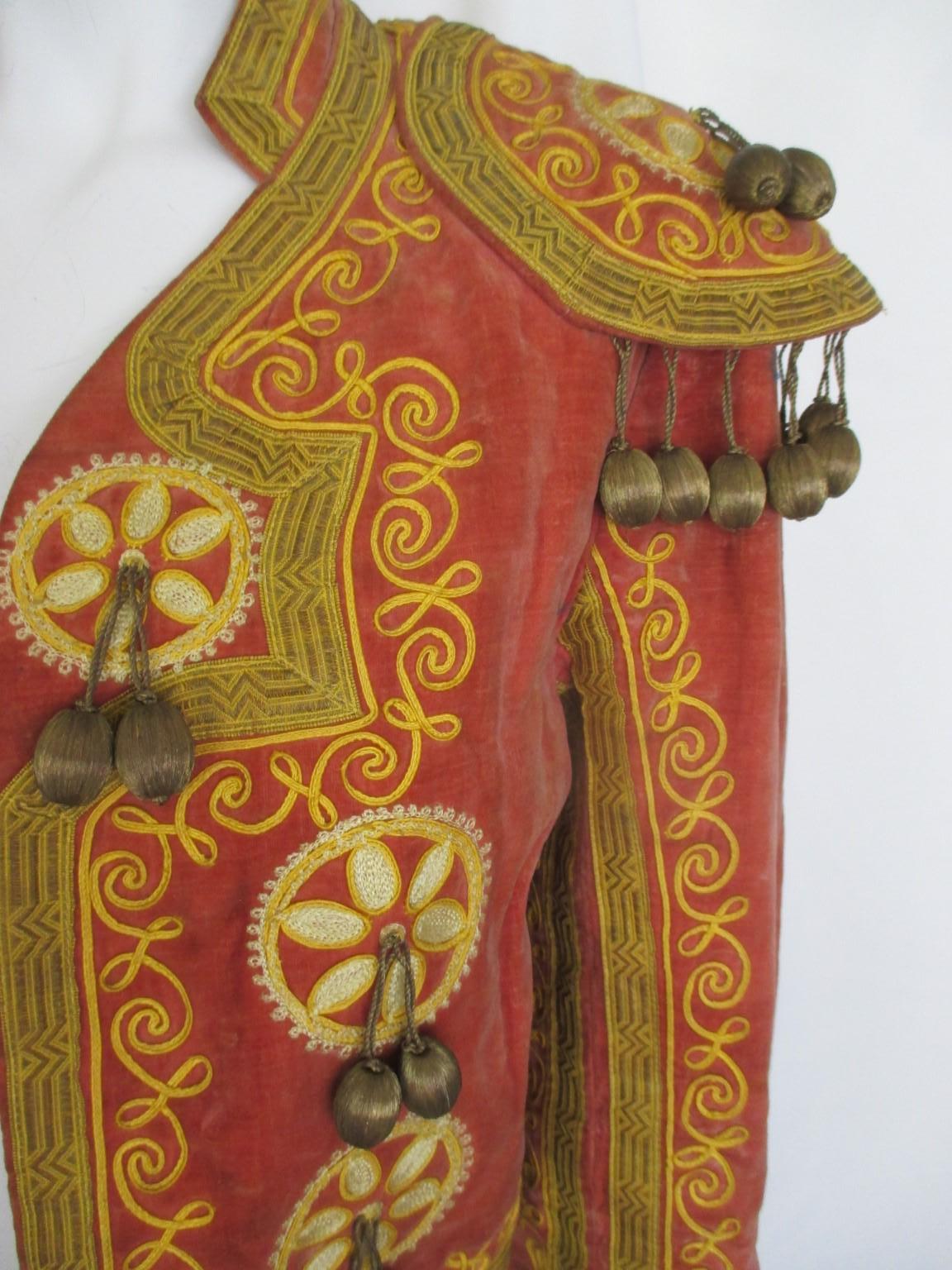Brown Antique Spanish Matador Jacket