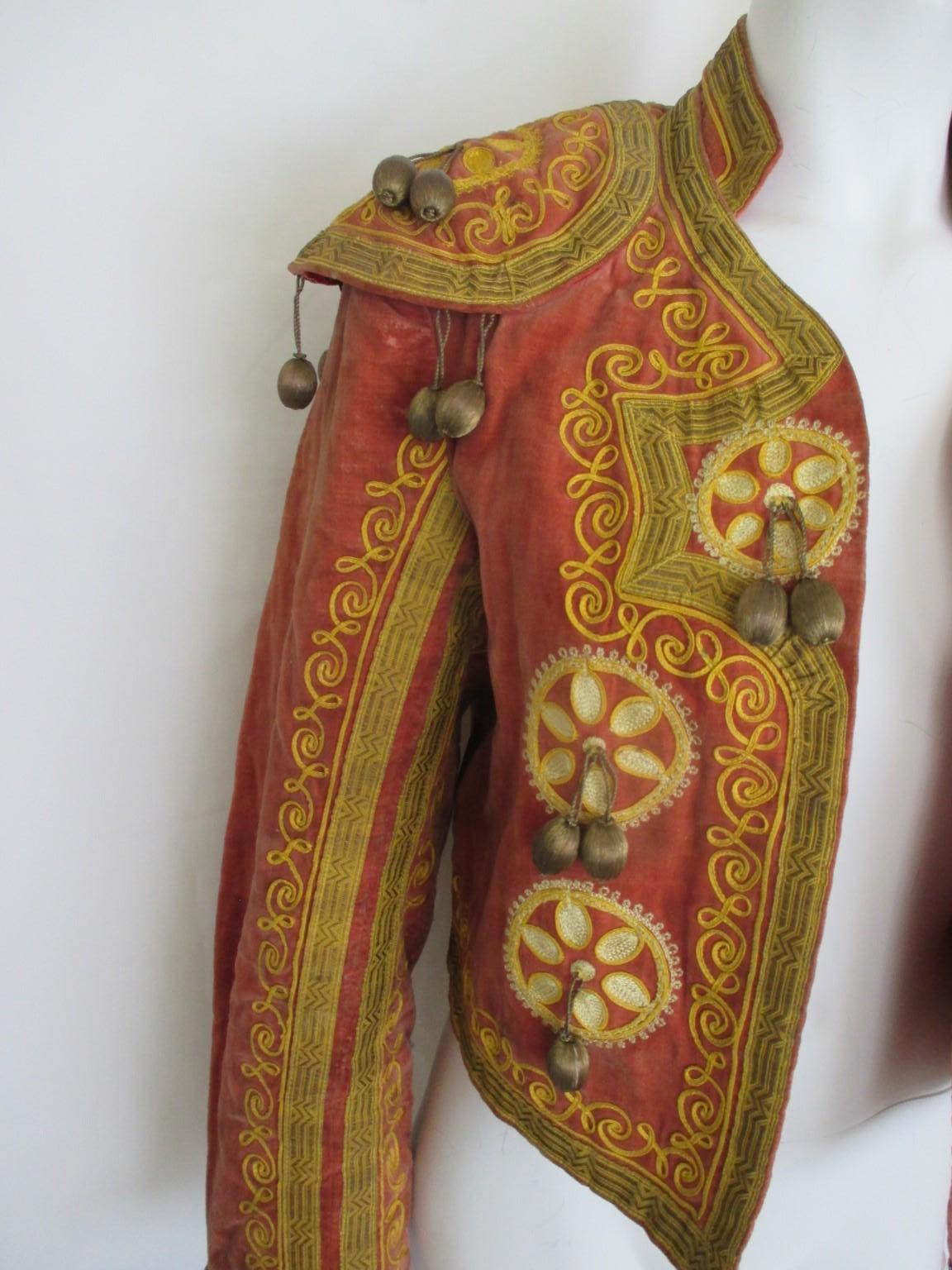 Antique Spanish Matador Jacket In Fair Condition In Amsterdam, NL