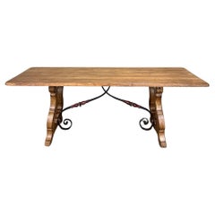 Used Spanish Oak Dining Table