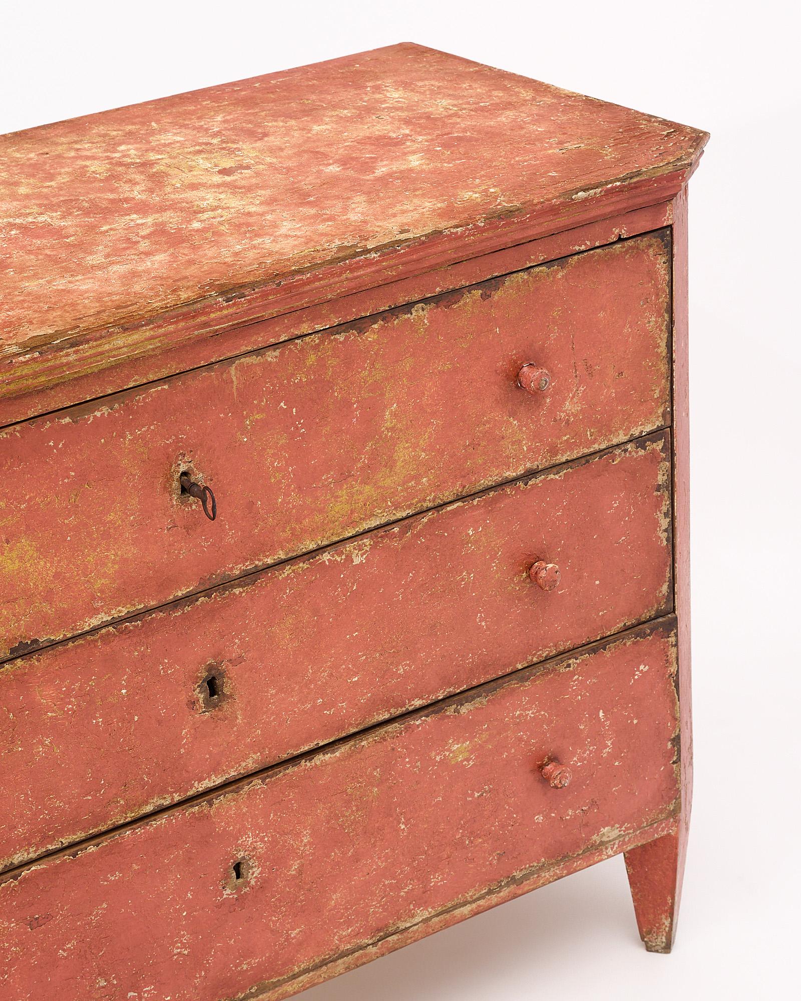 Antique Spanish Painted Chest For Sale 1
