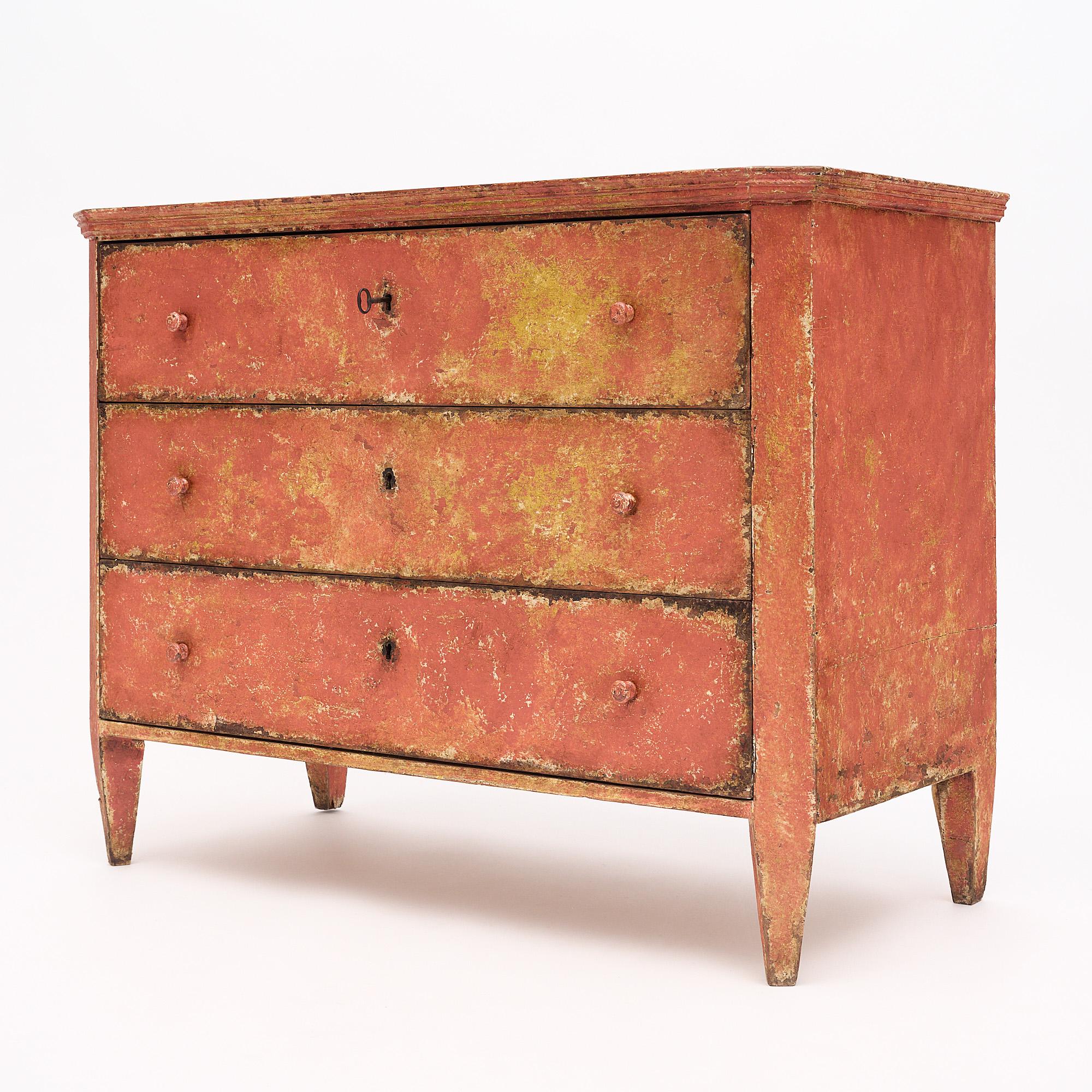 Antique Spanish Painted Chests In Good Condition For Sale In Austin, TX